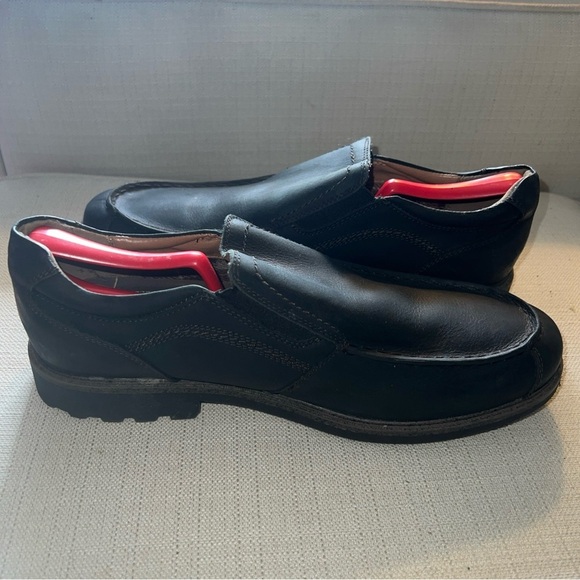 G.H. Bass Mens Black Slip On Darren Comfort Shoes Size 11M Casual Or Career - Picture 8 of 11